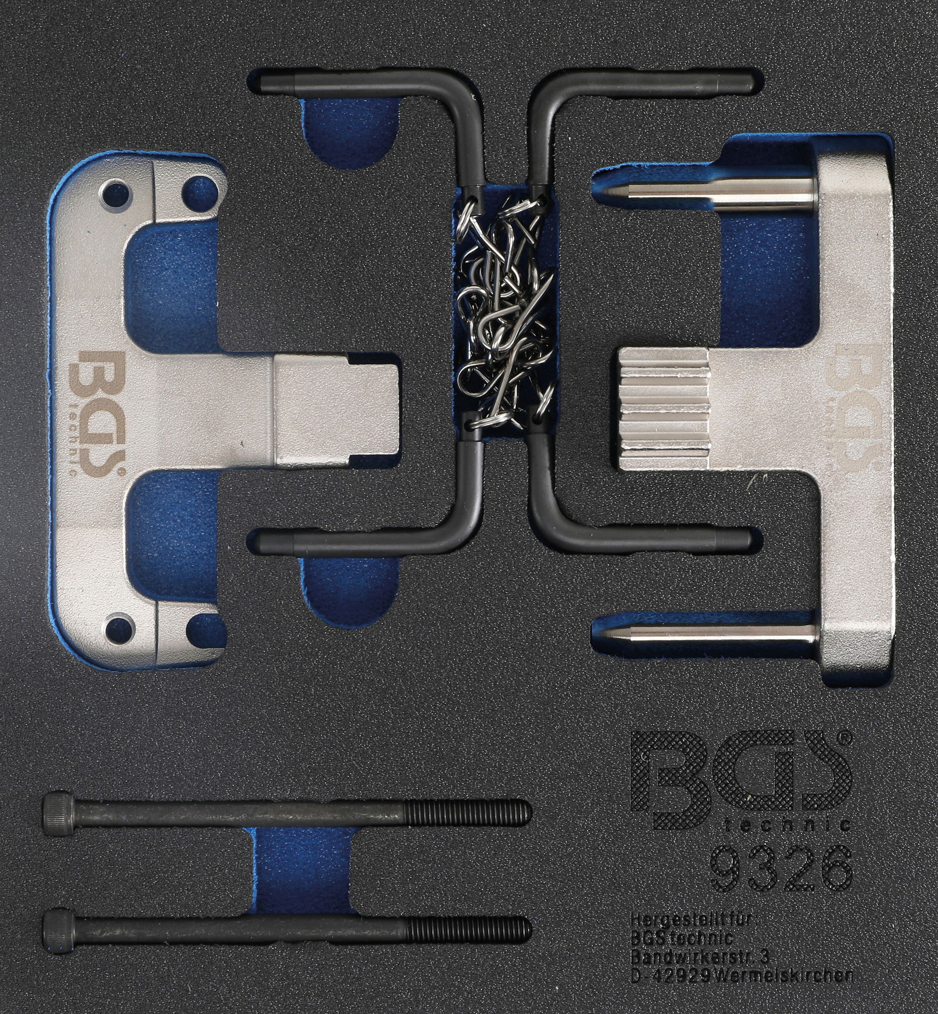 BGS Technic 9-9326 EVA tálcás vezérlésrögzítő készlet (Mercedes, Chrysler 2.2 / 2.7 CRD) termék fő termékképe